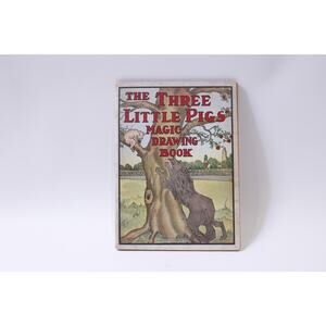 The Three Little Pigs, Magic Drawing Book, FLAWED, Picture Book, ~ 250317-WH 144